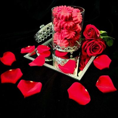 Fondant rose rouge, 20 g