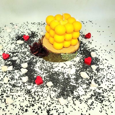 Bougie grand bubble monoï de Tahiti, 170 g
