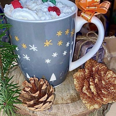 Grand mug sapin de Noël