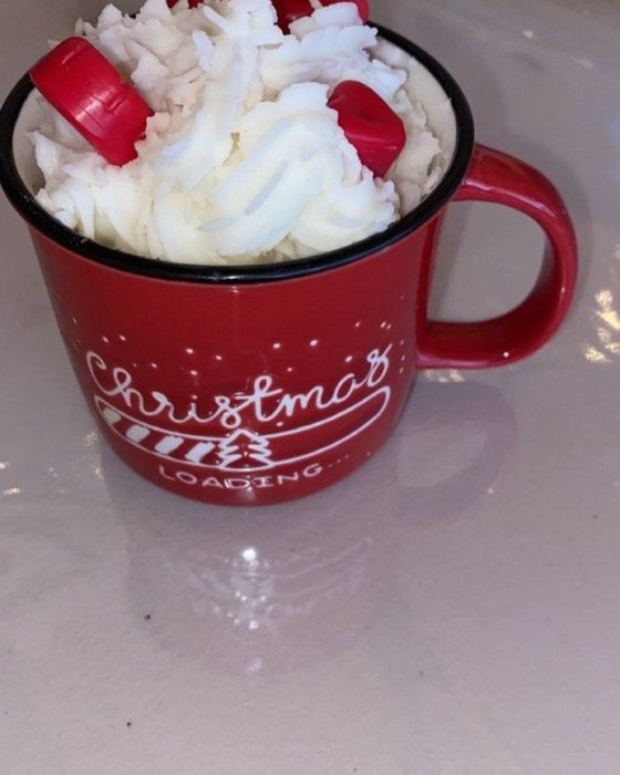Petit mug cerise noire explosive